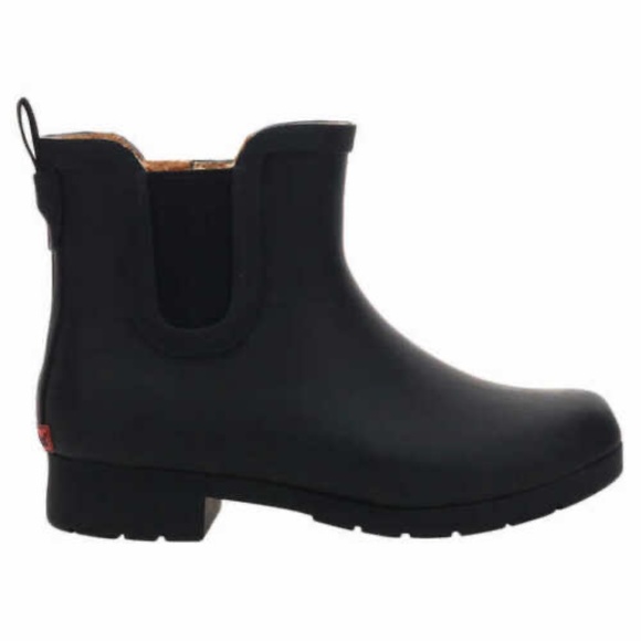 NEW CHOOKA WATERPROOF RAIN BOOT SHOT BLACK BOOTIE - Picture 2 of 3